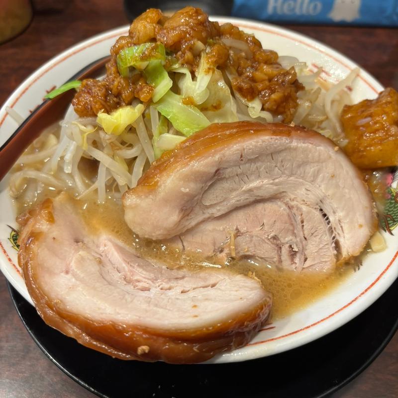 ラーメンプチ脂マシ(ぶっ豚 聖蹟桜ヶ丘店)