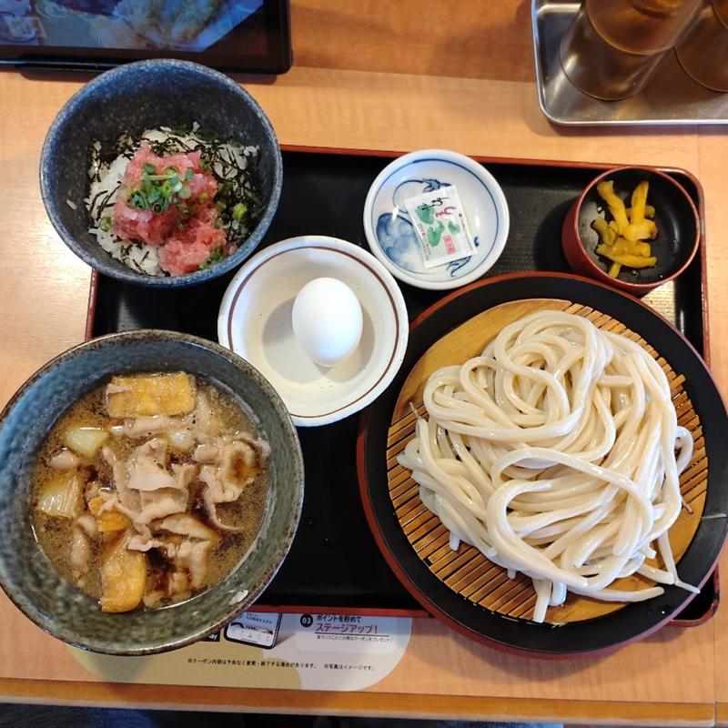 肉つけ汁うどん ランチ(久兵衛屋 松戸五香店)