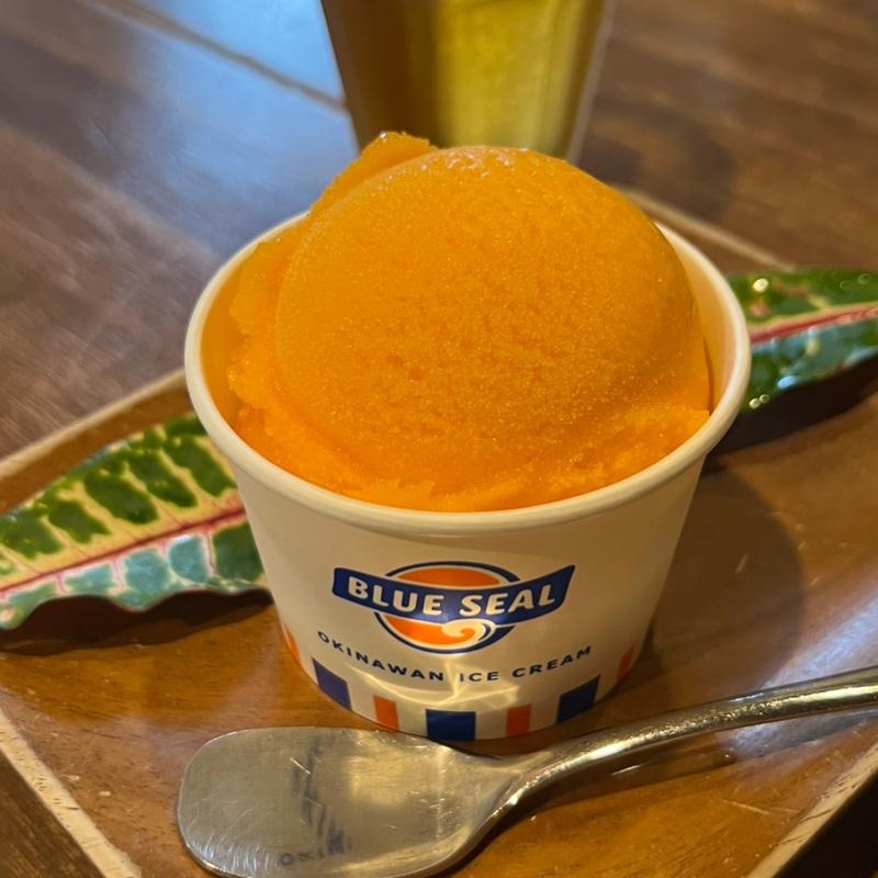 BLUE SEAL アイス　（マンゴー）(ぱーらー願寿屋 （ガンジュヤ）)