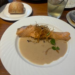 サーモンのグリル(コワーキングスペース Katsuki Cafe 東京京橋店)