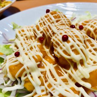 海老のマヨネーズソース炒め　