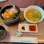 石焼ビビンバと塩ラーメン