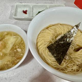 昆布水塩ワンタンつけ麺(ラーメン星印 )