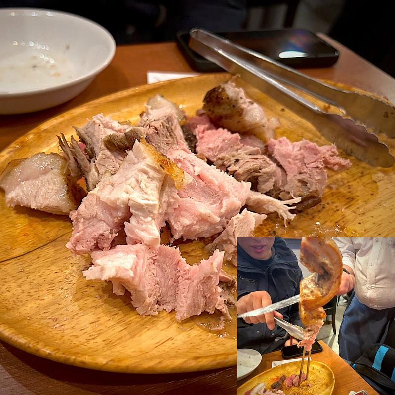 オンブロ デ ポルコ(豚肩ロース)(シュラスコキング 新宿店)