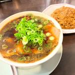 Aセット(中華そば＋やきめし(小)(新福菜館 KiKi京橋店 )