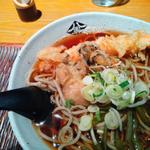 牡蠣大えび天蕎麦