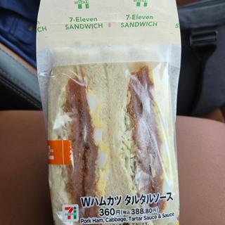 W ハムカツ　タルタルソース(セブン-イレブン 太田市上小林町店)