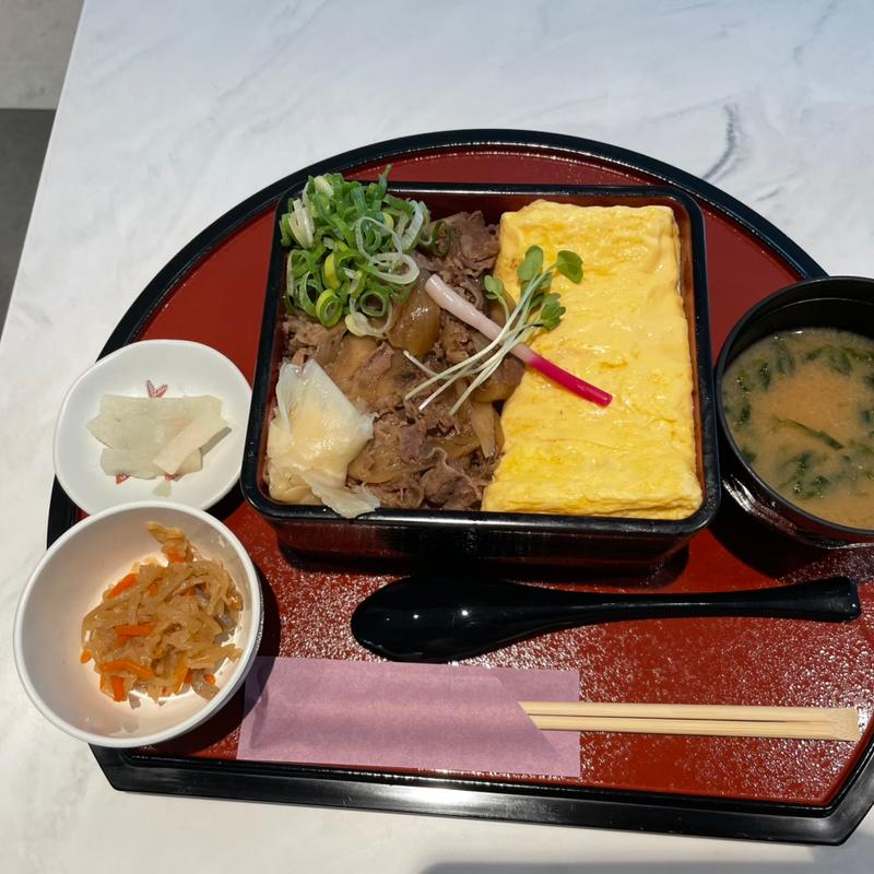 町屋牛飯と出汁巻き卵のお重(牛飯五帖)