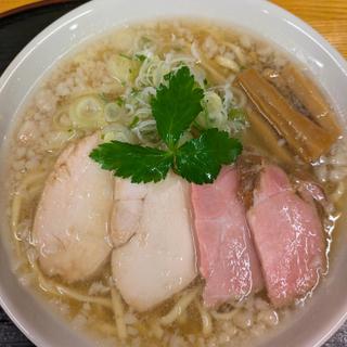 新鮮魚介のこってりラーメン(肉蕎麦 叶夢)