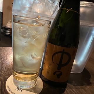 お通し　中々　麦焼酎水割り(旬鮮酒肴 あら磯)