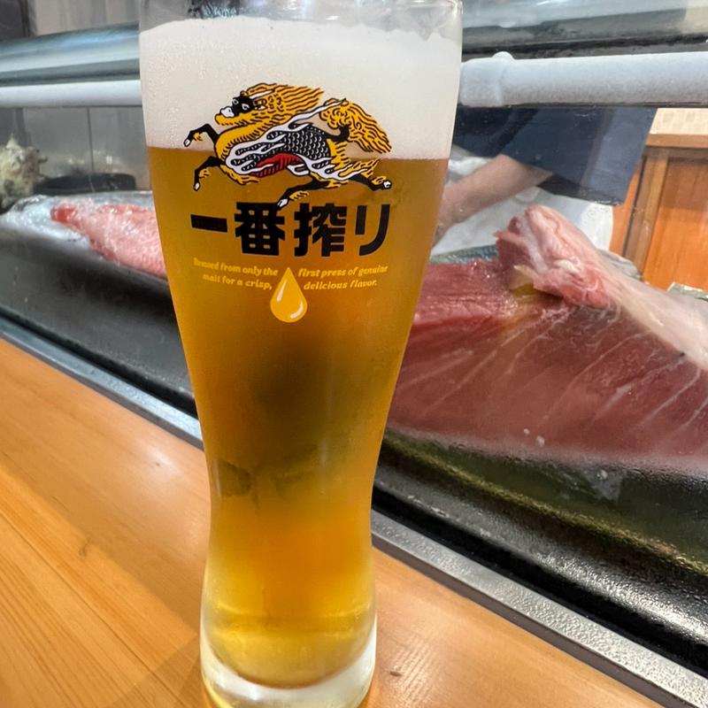生ビール(鮨 やま乃)