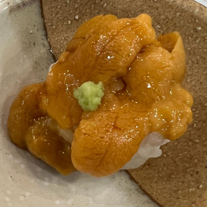 雲丹の握り(鮨 やま乃)