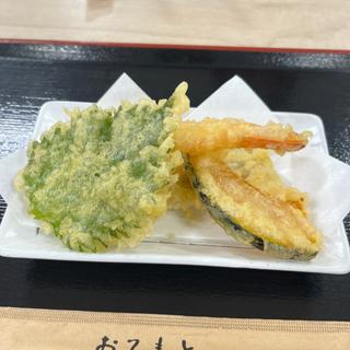 天ぷら(海老･穴子･イカ･大葉･カボチャ)(丼さく)