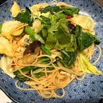 たっぷり野菜のペペロンチーノ(洋麺屋五右衛門 イオンモール幕張新都心店)