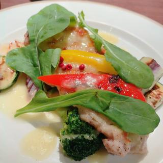 若鶏と彩り野菜のグリルマスタードソース(ベーカリーレストラン サンマルク ゆめタウン広島店)
