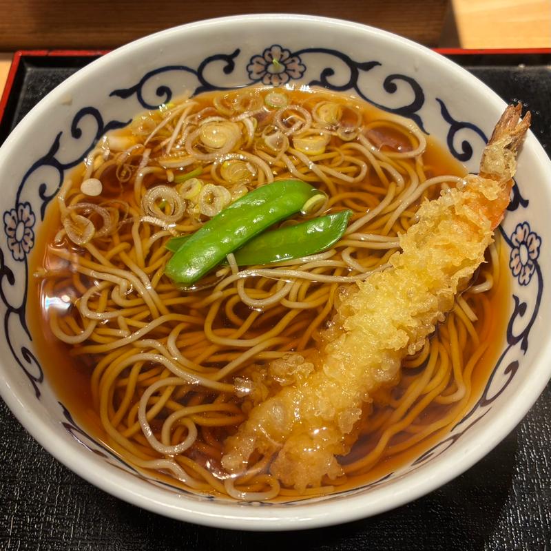 えび天そば(喜乃字屋)