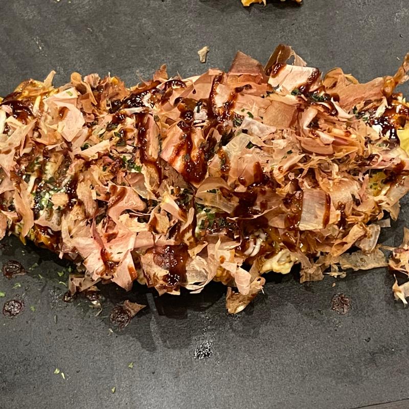 お好み焼き　豚玉(お好み焼きはここやねん四条河原町)