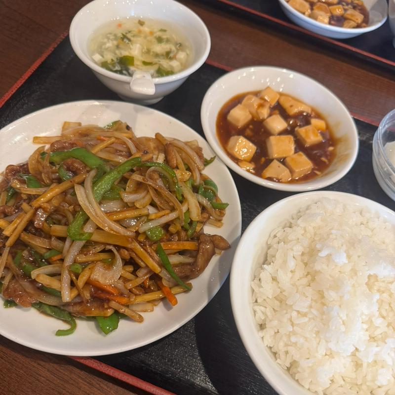 青椒肉絲定食(陳記厨房)
