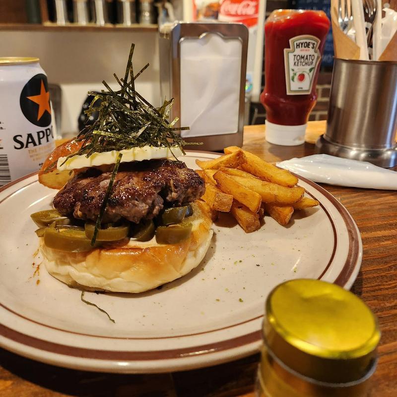 山椒バターハラペーニョ ダブル(Hyoe's Burgers+Fries)