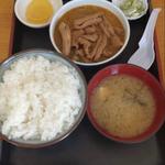 もつ煮大盛定食(永井食堂)
