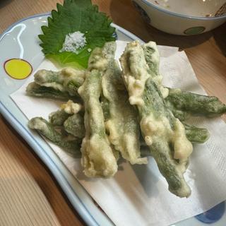 いんげんの天ぷら(てまり家庭料理)