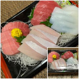 本まぐろ入盛合せ(4点盛)(スーパーベルクス 板橋中台店)