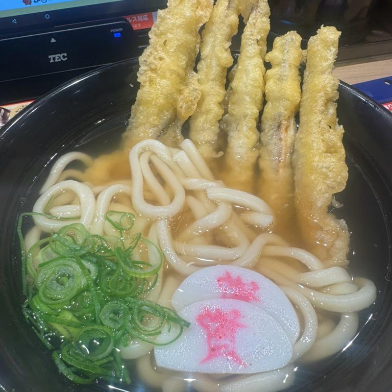 ごぼ天5本うどん　1.5玉(資さんうどん 両国店)