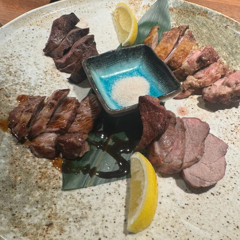 四種盛り合わせ(俺の炉ばた 新宿)