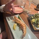 炉ばた名物大海老原始焼き