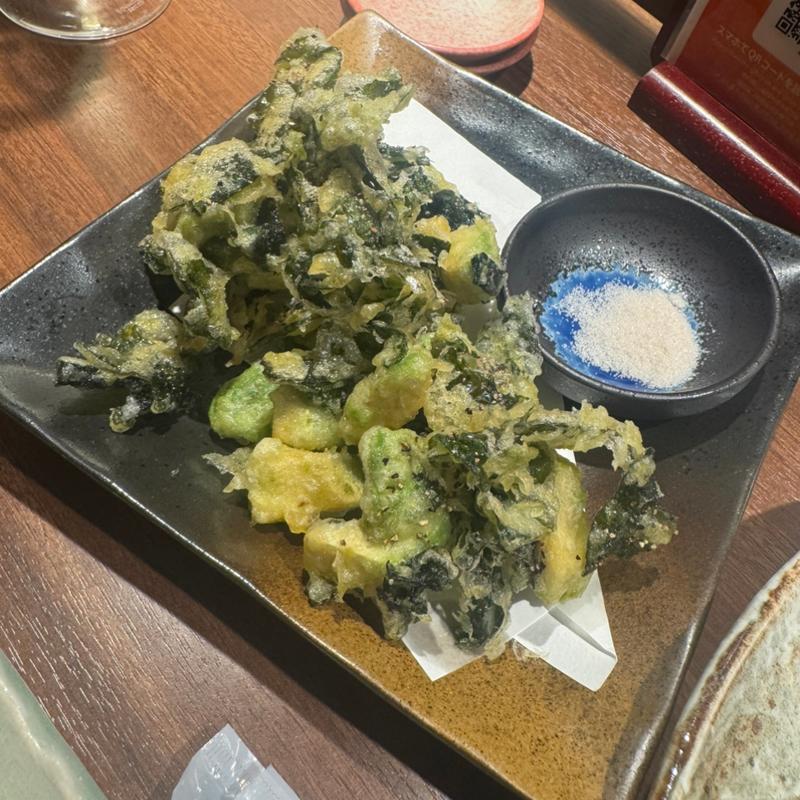 アボカドのかき揚げ(俺の炉ばた 新宿)