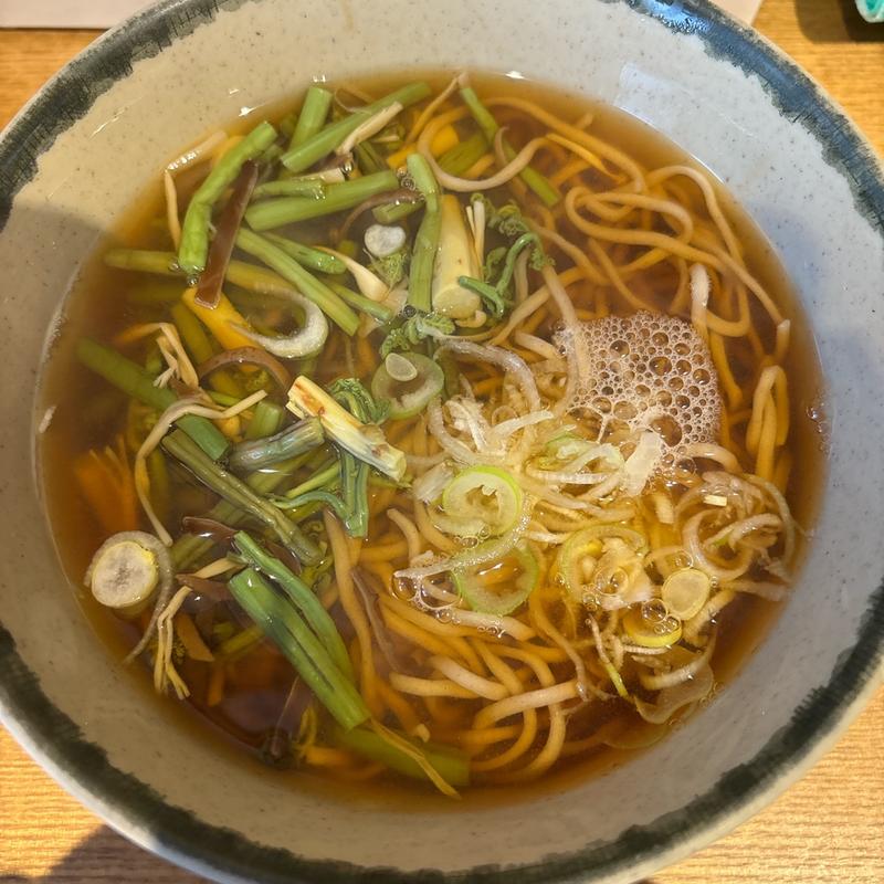 山菜そば(おぎのや 軽井沢駅売店 )