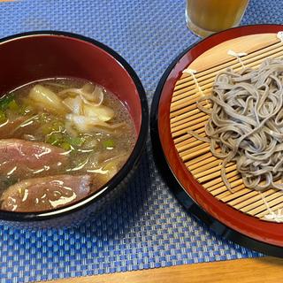 鴨南蛮つけそば(自宅)