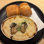 牡蠣とチーズのクリームグラタン