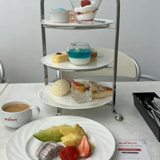 カットフルーツ食べ放題&アフタヌーンティーセット