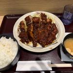 ジャンボ味噌ロースカツ定食(キッチンなごや 太閤通り)