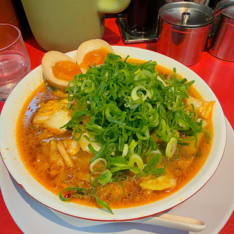 サイカラーメン 半熟煮玉子入り(彩華ラーメン 八幡店)