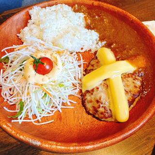 チーズカリーバーグディッシュSサイズ(びっくりドンキー 堺美原店)