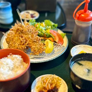 アジフライ定食