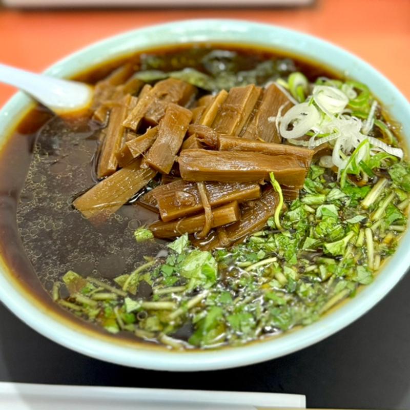 メンマラーメン具増し(味の大西 小田原店)