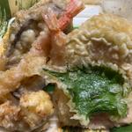 海老と鶏の天ぷらセット