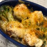 マッシュルームとブロッコリーのカニチーズオーブン焼き