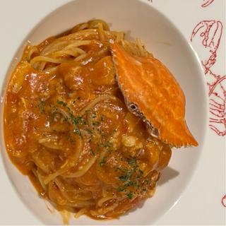 渡り蟹のトマトクリームパスタ(レッドロブスター 江ノ島店)