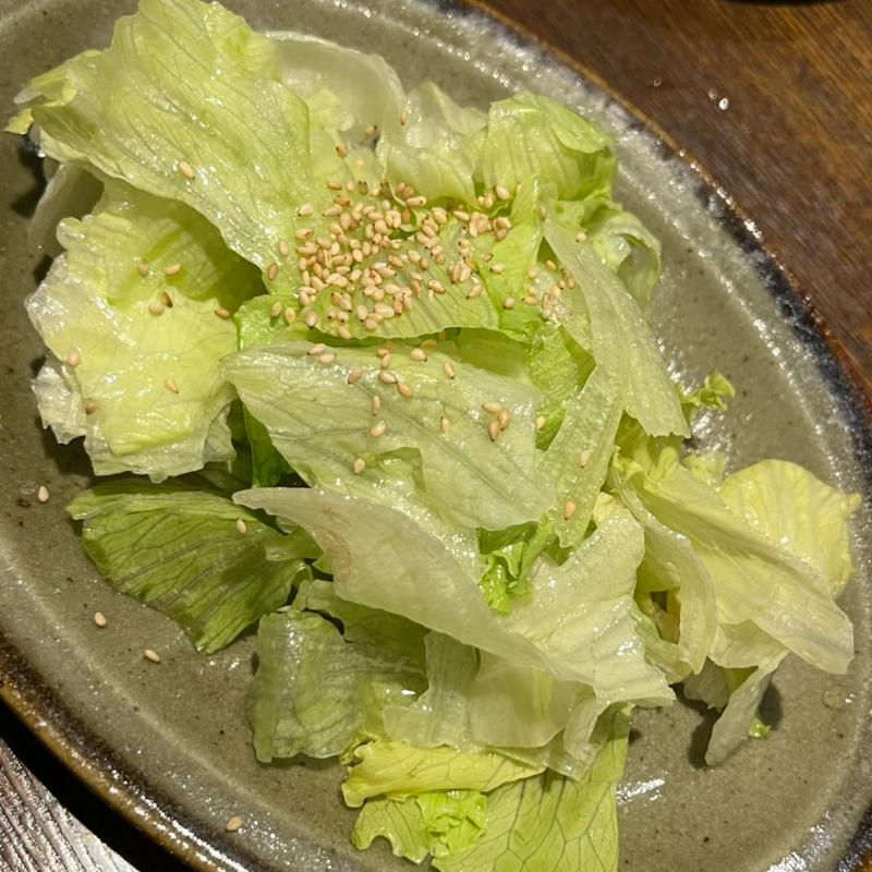 レタスの浅漬けサラダ(福酒場)