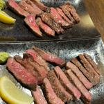 厚切り牛タン焼き　イチボステーキ