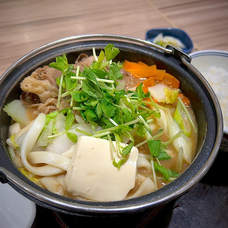 とんこつ醤油牛鍋膳(吉野家 仙台河原町店 )