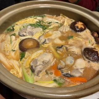 牡蠣の土手鍋