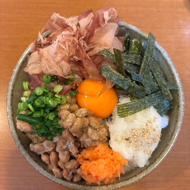 納豆そば(加辺屋 西公園店)