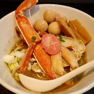 ズワイガニと厳選煮干しのらあめん(中華SOBA にぼ乃詩)