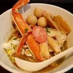 ズワイガニと厳選煮干しのらあめん(中華SOBA にぼ乃詩)