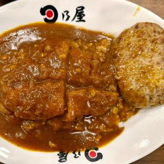 カツカレー 普通盛り ハンバーグ
